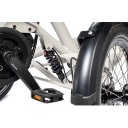 Pfautec Tibo + firehjulet elcykel - silkegr�