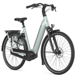 Gazelle Grenoble C8 � Elegant og praktisk elcykel til hverdagen light olive
