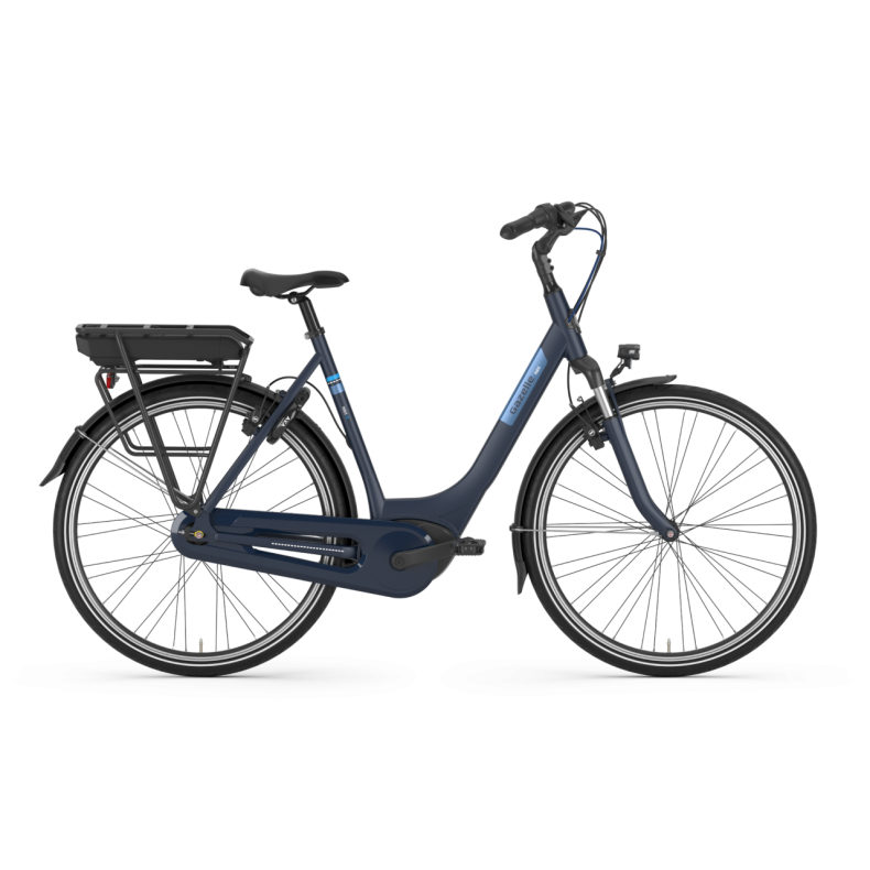 Gazelle paris  c7 El Cykel Med bosch Centermotor navy Mat