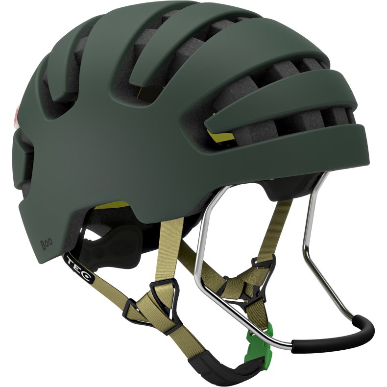 HJELM BOO GR�N FRA KILDEMOES MED HAGEBESKYTTER MED MIPS