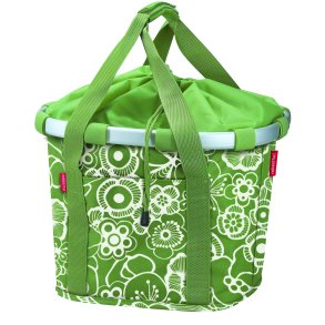 Reisenthel Bikebasket Fleur Green - KLICKfix kurvetaske 15 L