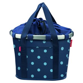 Reisenthel Bikebasket Mixed Dots Blue - KLICKfix kurvetaske 15 L