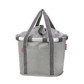 Reisenthel Bikebasket Herringbone Grey - KLICKfix kurvetaske 15 L