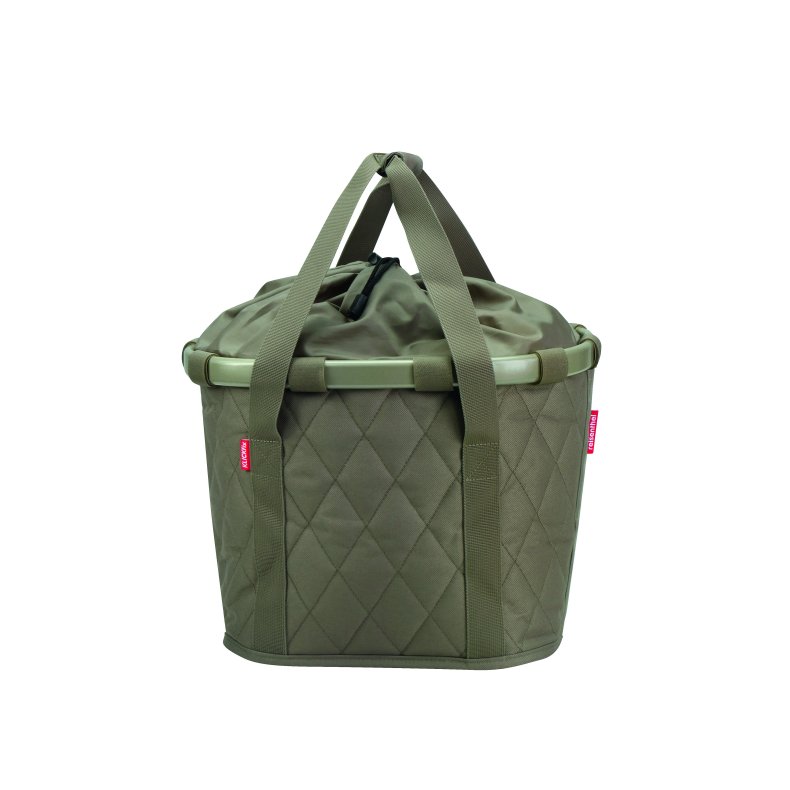 Reisenthel Bikebasket Rhombus Olive - KLICKfix kurvetaske 15 L