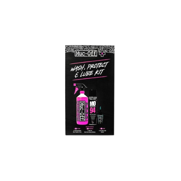 MUC-OFF Wash, Protect and Dry Lube Kit