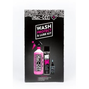 MUC-OFF Wash, Protect and Wet Lube Kit