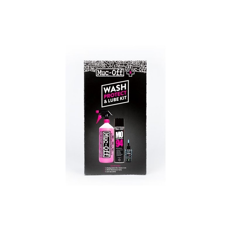 MUC-OFF Wash, Protect and Wet Lube Kit