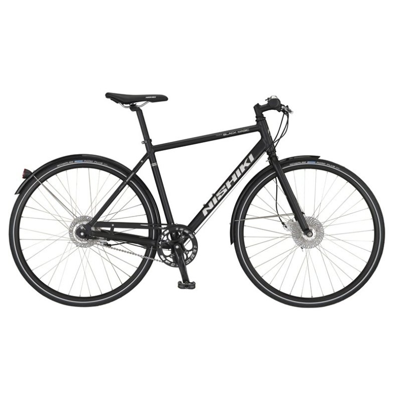 Nishiki Black Magis rullebremser 7 ind gear sports herre cykel