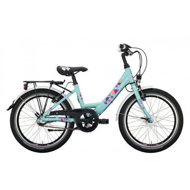 Noxon pige cykel 20 3 gear blå Børne - Junior cykler -