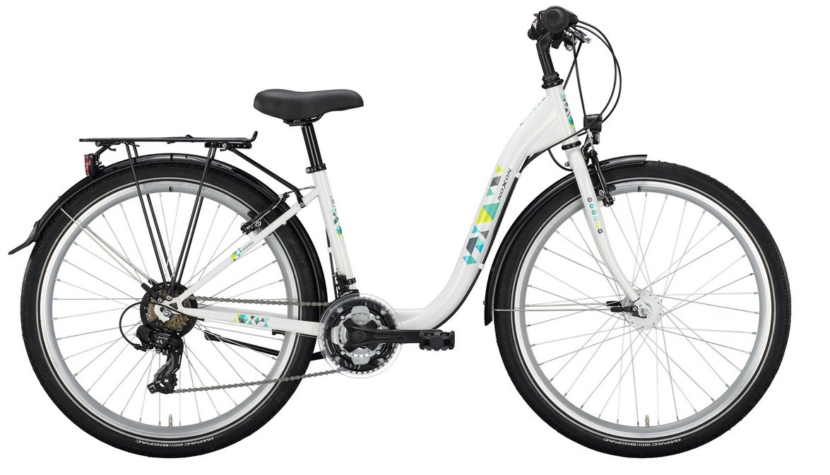 Noxon pige 26 21 gear hvid - Børne Junior cykler -