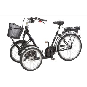 Pfau Tec 3 hjulet elcykel med 2 forhjul 7 gear bafang center motor