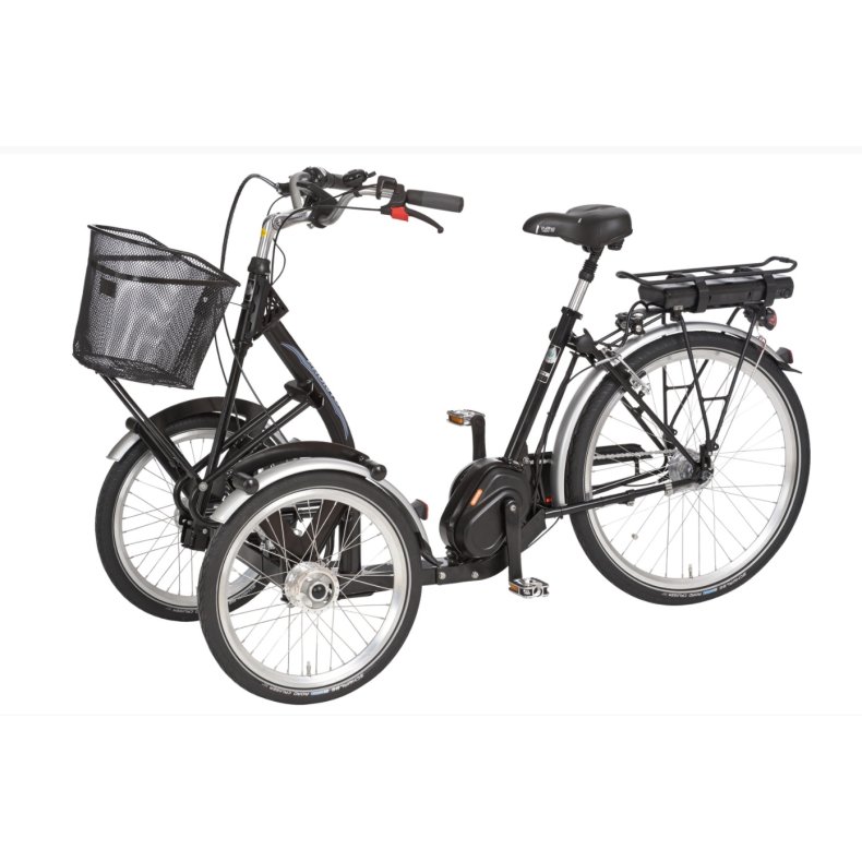 Pfau Tec 3 hjulet elcykel med 2 forhjul 7 gear bafang center motor
