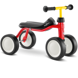 PUKYLINO DEN FRSTE LBECYKEL MED 4 HJUL RD