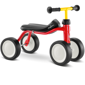 PUKYLINO DEN FRSTE LBECYKEL MED 4 HJUL RD