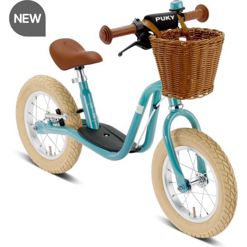 Puky LR BR Classic L�becykel med kurv 3 + 95 - 130 cm h�jde bl�