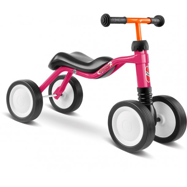 Puky Wutsch pink fra 80 - 95 cm hjde 4 hjulet lbecykel