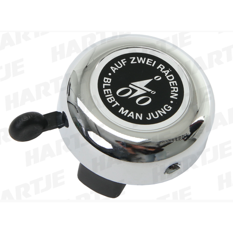 Hartje Reich Ringklokke "Du bliver ung p� to hjul"