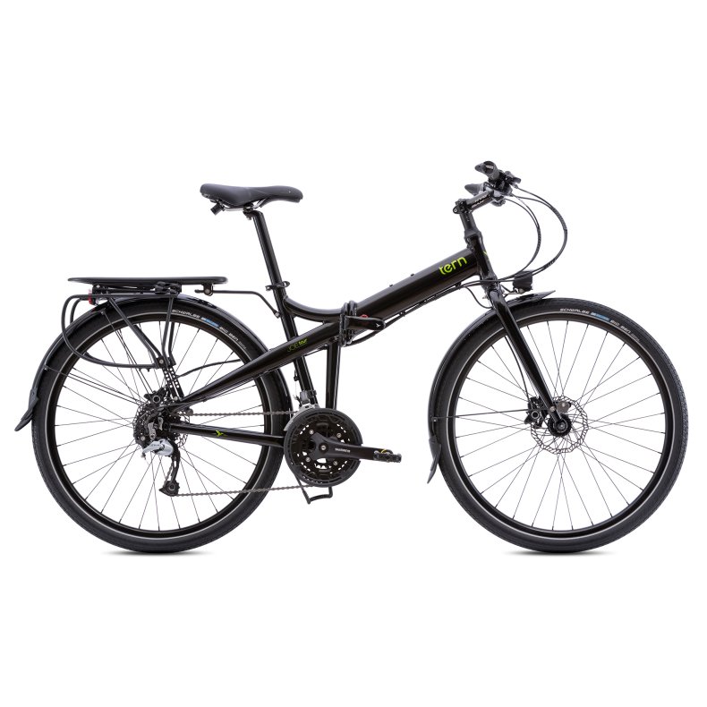 Tern Foldecykel Joe Tour 27,5 tommer Hjul Sort gr�n