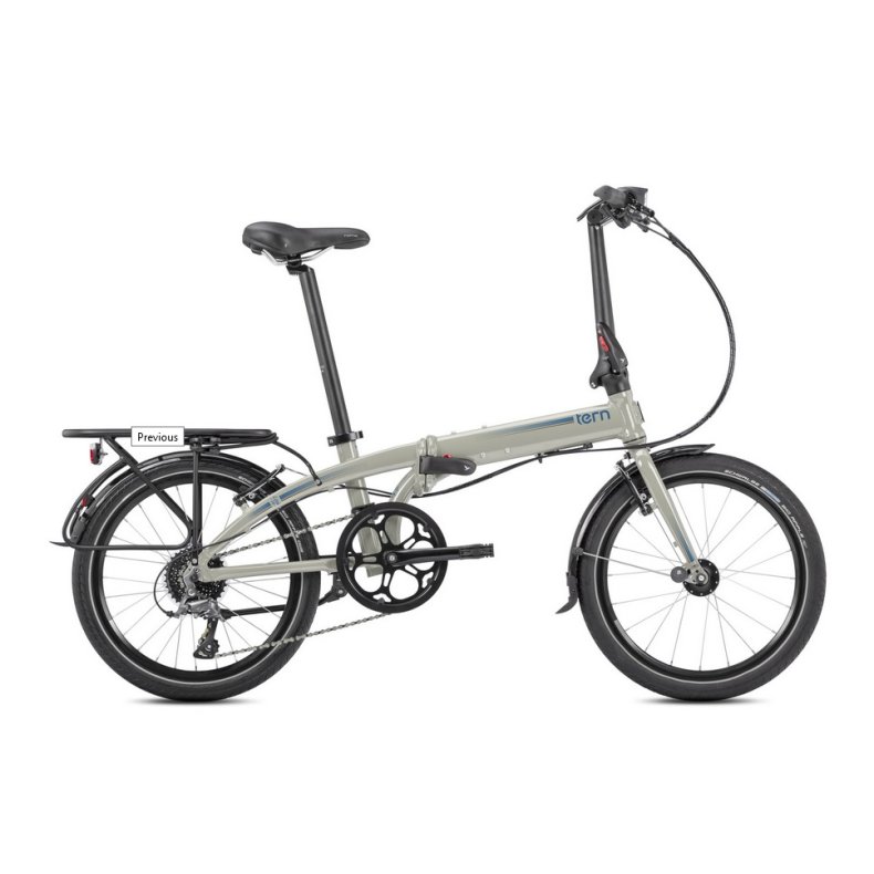 Tern Foldecykel Link D8 8 Shimano Claris Gear Cement 