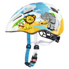 Uvex Kid II, Lve og Elefant cykelhjelm 46 - 52 cm 