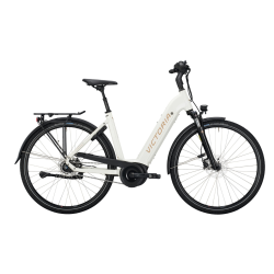 Victoria E trekking 11,4 Dame Bosch 500Wh 8 Gear Sort eller hvid 26 Tommer Hjul