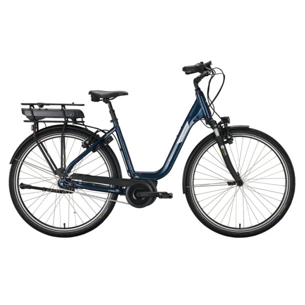 Victoria bosch 300 - 400 eller Wh 7 Gear Stort display fodbremse blå 2022 model - Elcykler I Butikken -