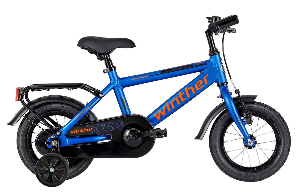 Eksempel Mig Flytte Winther 150 drenge 1g fodbremse matblå m. orange 12 - 16 - 18 tommer -  Børne - Junior cykler - Cykelbutikken.eu