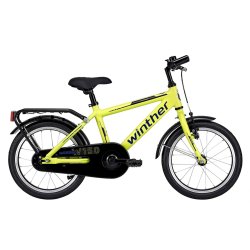 Winther Drenge cykel matgrn  12 - 16 - 18 tommer hjul 1 Gear