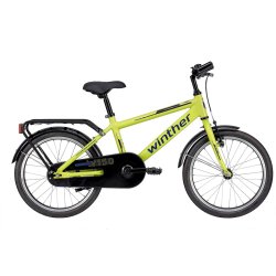 Winther Drenge cykel matgrn  12 - 16 - 18 tommer hjul 1 Gear