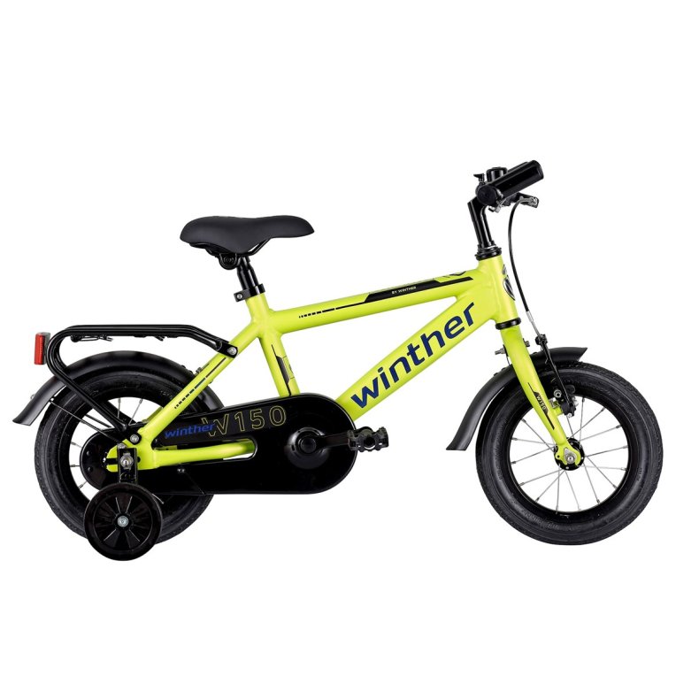 Winther Drenge cykel matgr�n  12 - 16 - 18 tommer hjul 1 Gear