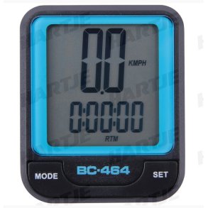 Cykelcomputer med kabel 8 Funktioner Bl