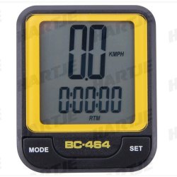 Cykelcomputer med kabel 8 Funktioner Orange