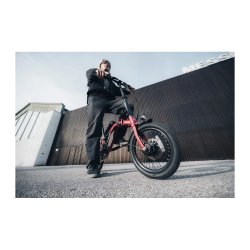 Dahon Curl Ei4 el-foldecykel - R�d