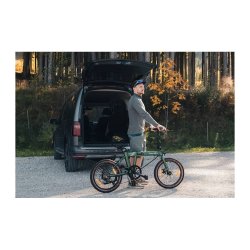 Dahon E-Hemingway el-foldecykel - Skovgr�n