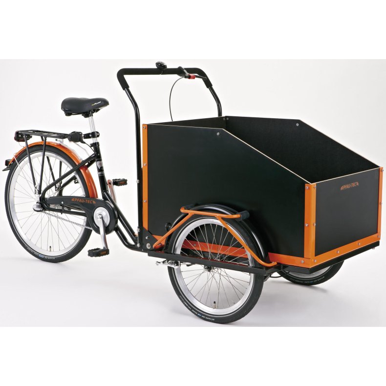 Pfautec Jumbo transportcykel - sort