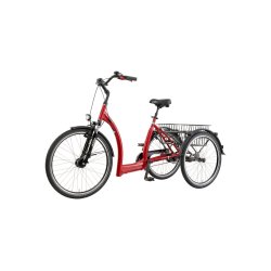 Pfautec Vida trehjulet cykel - mat rubinr�d