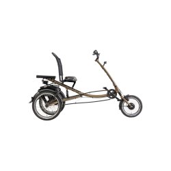 Pfautec Scootertrike FM el-trehjulet cykel - mat bronzeguld