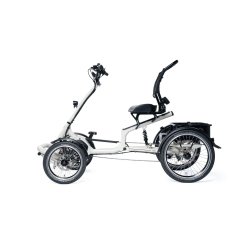 Pfautec Tibo + firehjulet elcykel - silkegr�