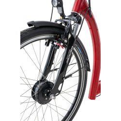 Pfautec Fema FM elcykel med lav indstigning - mat rubinr�d