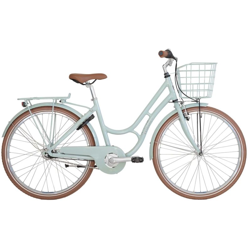 Winther G-Style Pige 26 tommer 7 gear fodbremse blank turkis - 2027