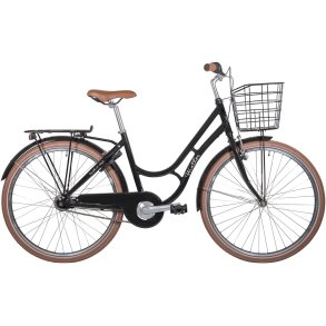 Winther G-Style Pige 26 tommer 7 gear fodbremse blank sort - 2027