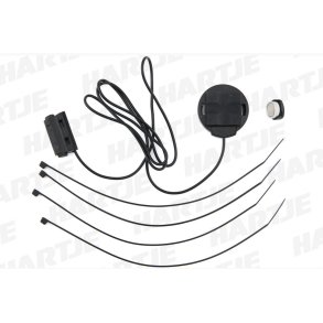 Cykelcomputer med kabel 8 Funktioner Gul