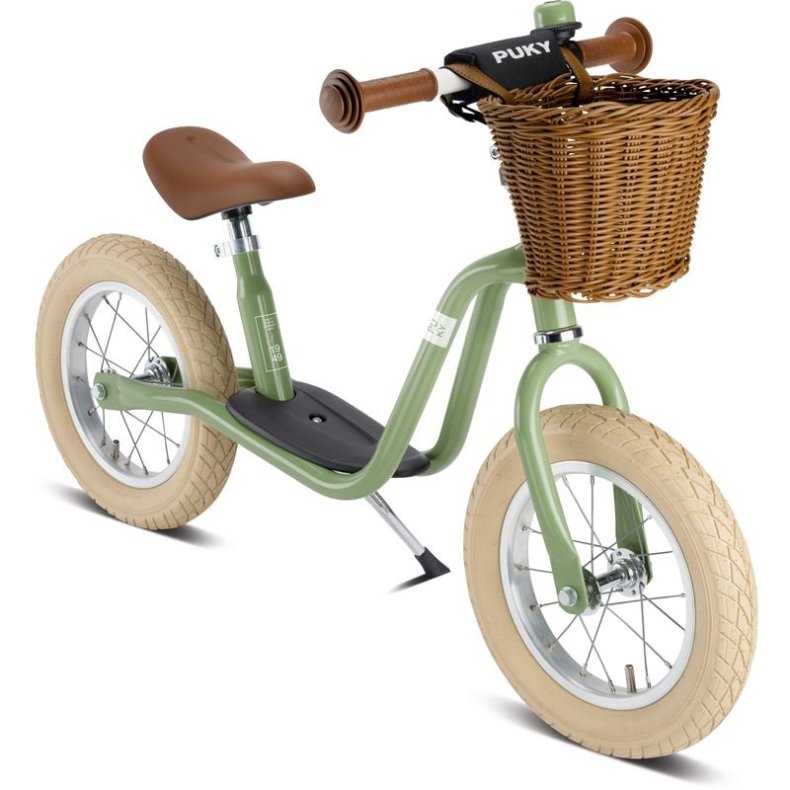 Puky LR Classic l�becykel med kurv 3+ 95 - 130 cm gr�n