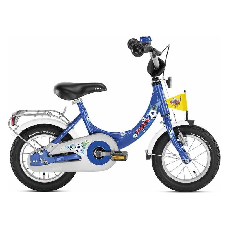 Puky 12 tommer bl� med fodbold