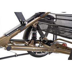 Pfautec Scootertrike trehjulet cykel - mat bronzeguld
