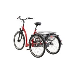 Pfautec Vida trehjulet cykel - mat rubinr�d