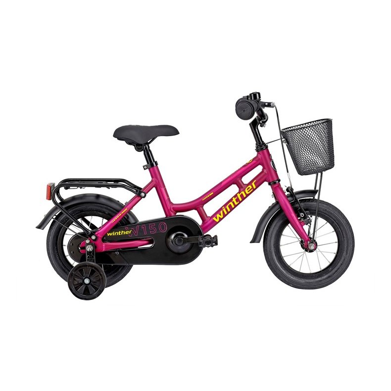 Winther 150 Pige 1g fodbremse 16in m�rk lilla 12 - 16 - 18  tommer