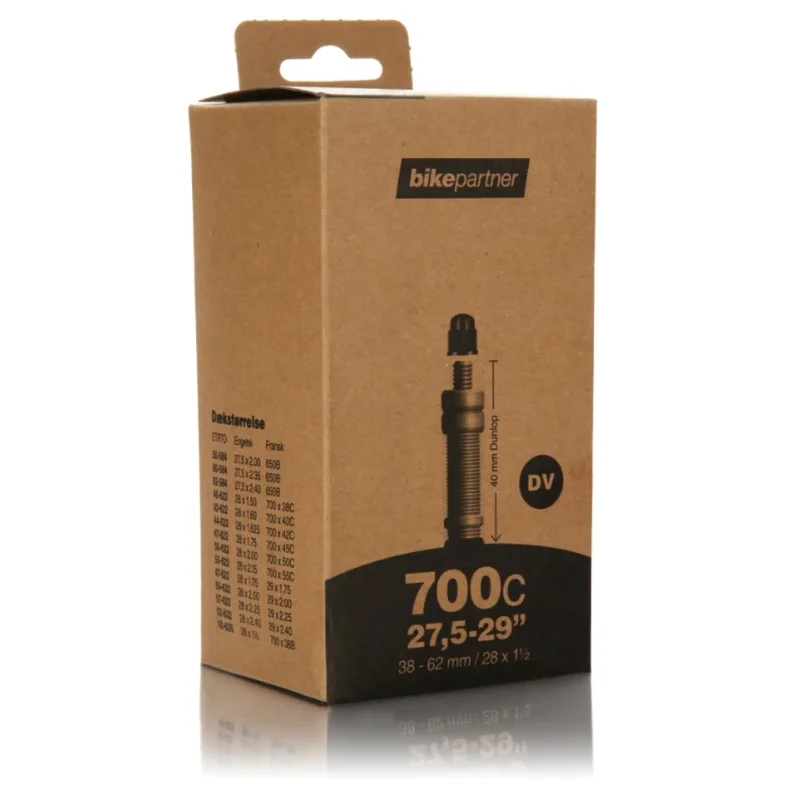 Bikepartner slange 700 � 38�62C, DV 40 mm